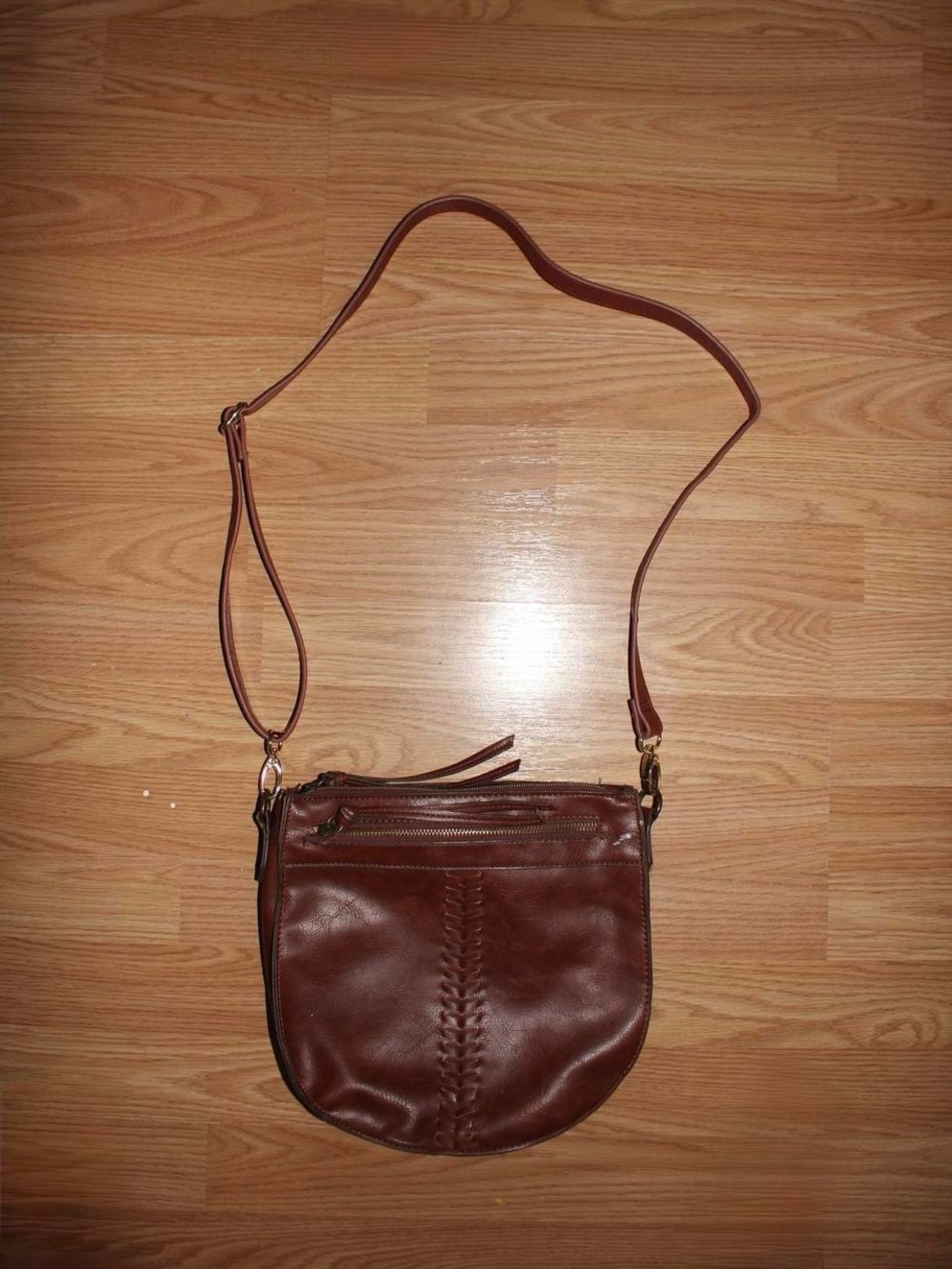 Brown Leather Crossbody Bag - Classic Women's Shoulder Bag